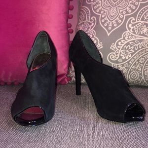 Alfani Suede Open-Toed Heels 🖤